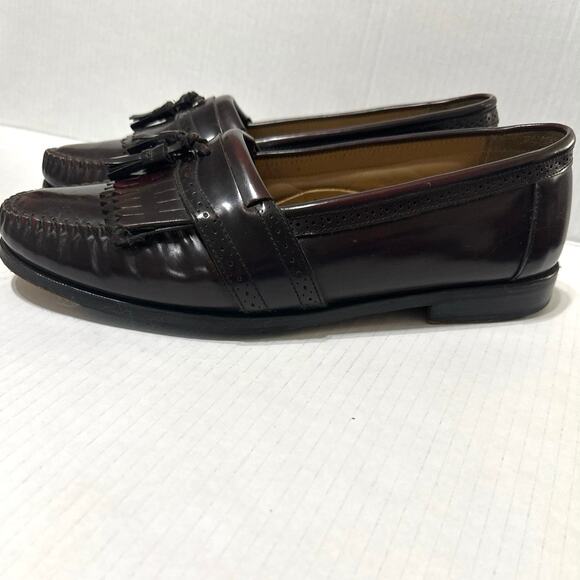 G. H. Bass Weejuns Frazier Mens Leather Kiltie Tassel Loafers Shoes Size 10.5 C - Picture 4 of 12